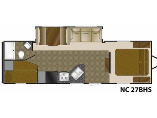 North Country 27BHS Floorplan