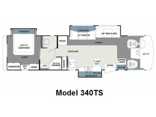 Georgetown 340TS Floorplan