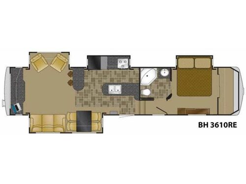 Floorplan - 2010 Heartland Bighorn 3610RE