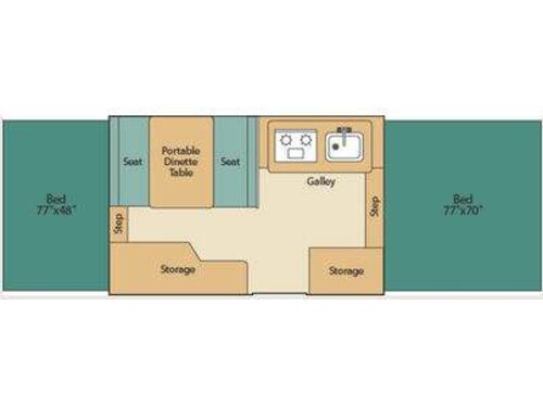 Floorplan - 2009 Coleman The Destiny Series Yuma