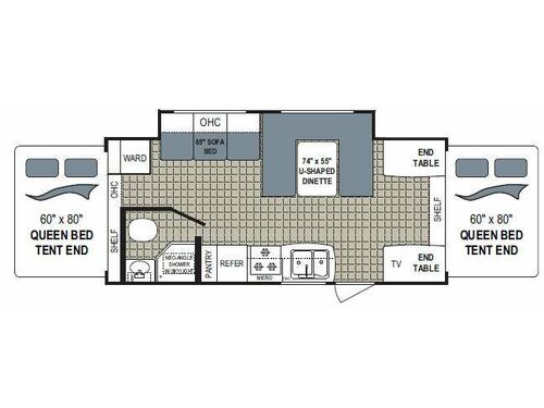 Floorplan - 2010 Dutchmen RV Kodiak 214