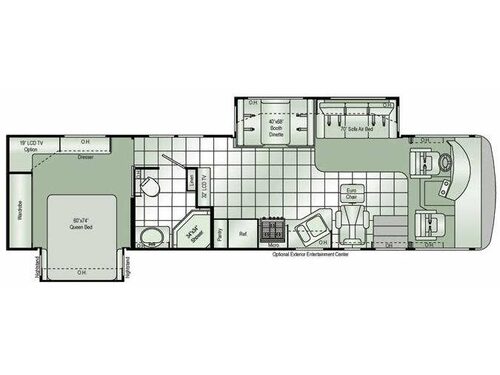 Floorplan - 2010 Damon Challenger 348