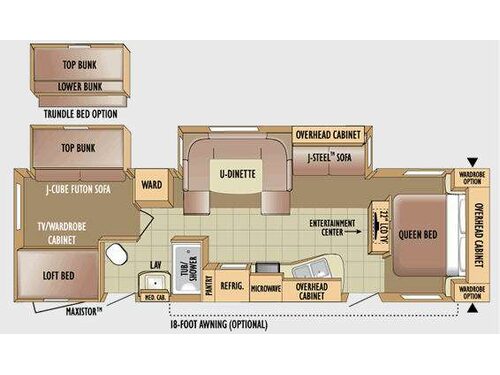 Jay Flight G2 32BHDS Floorplan