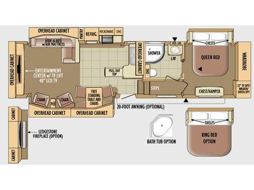 Floorplan - 2010 Jayco Designer 35RLTS