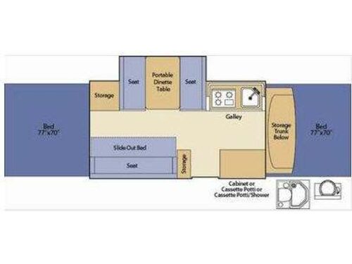 Floorplan - 2010 Coleman The Americana Series Utah