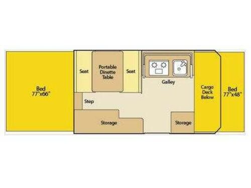 Floorplan - 2010 Coleman The Evolution Series E1