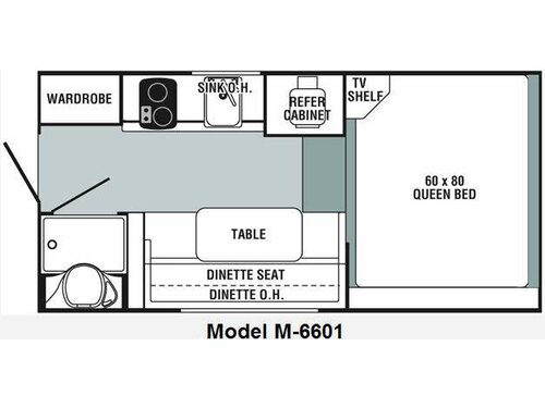 Floorplan - 2010 Palomino Maverick M-6601