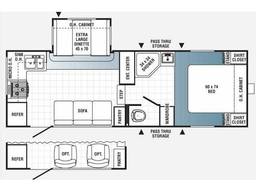 Puma 245-RKS Floorplan