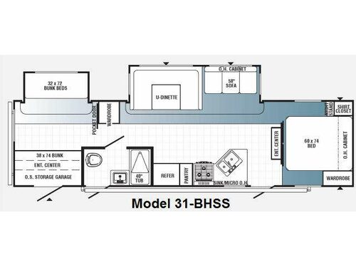 Puma 31-BHSS Floorplan