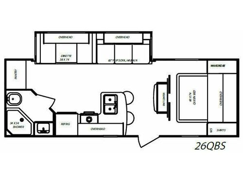 Gulf Breeze 26RKS Floorplan