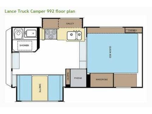 Floorplan - 2010 Lance 992