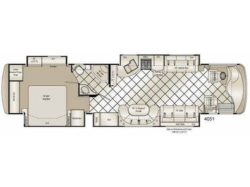 Floorplan - 2010 Damon Tuscany 4051