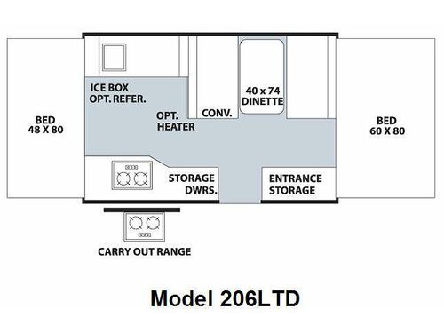 Flagstaff MAC LTD Series 206LTD Floorplan
