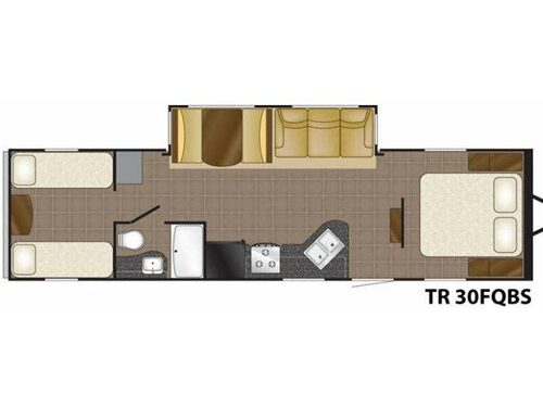 Trail Runner 30 FQBS Floorplan