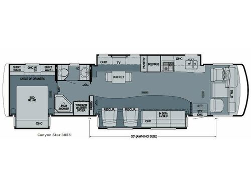 Canyon Star 3855 Floorplan