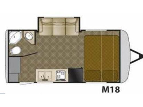 Floorplan - 2011 Heartland Edge M18