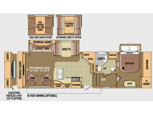Eagle Super Lite 31.5RLDS Floorplan
