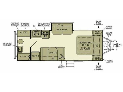 Ever-Lite 27RB Floorplan