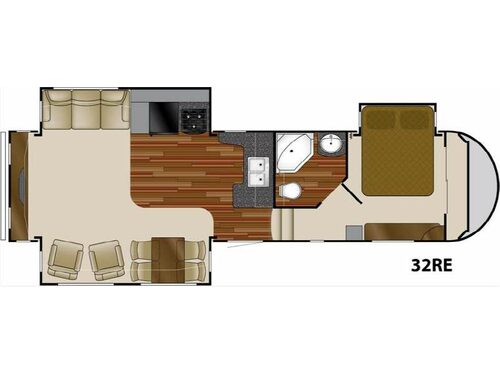 Floorplan - 2011 Heartland Greystone 32RE