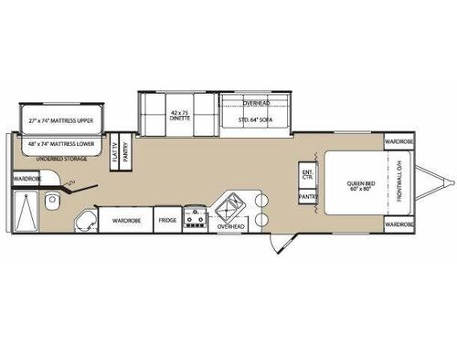 Floorplan - 2011 Holiday Rambler Mintaro 31BHDS