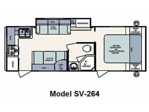 Surveyor Select SV-264 Floorplan
