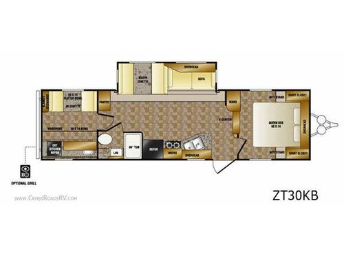 Zinger ZT30KB Floorplan