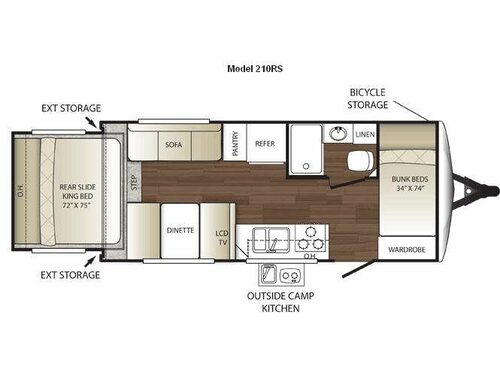 Outback 210RS Floorplan