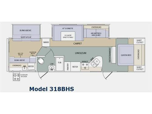 LaCrosse 318BHS Floorplan