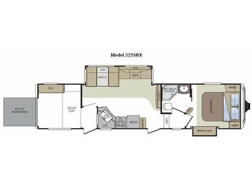 Cougar 325SRX Floorplan