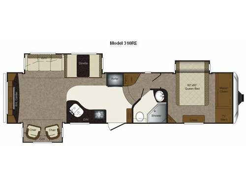 Floorplan - 2011 Keystone RV Laredo 310RE