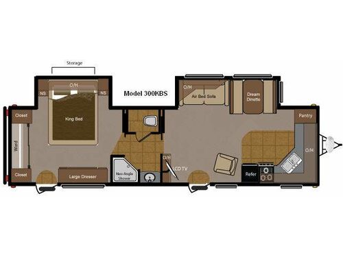 Sprinter 300KBS Floorplan