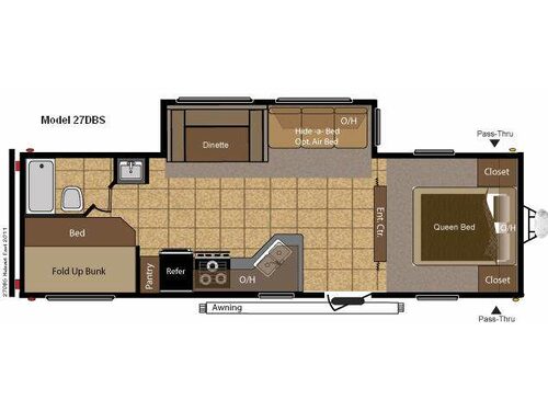 Hideout 27DBS Floorplan