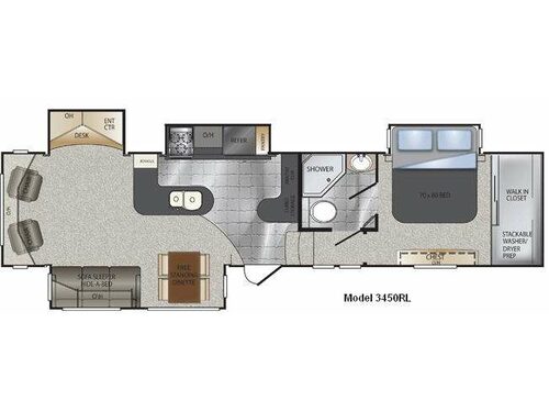 Floorplan - 2011 Keystone RV Alpine 3450RL
