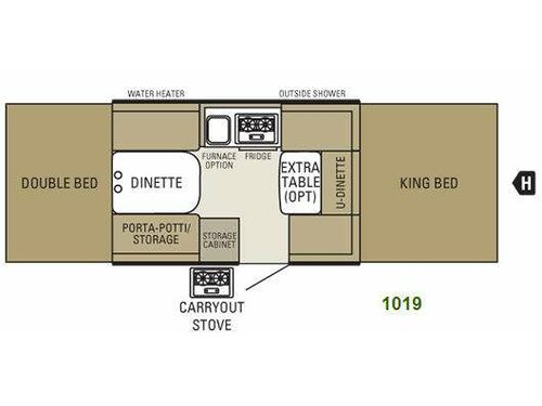 Floorplan - 2011 Starcraft  1019