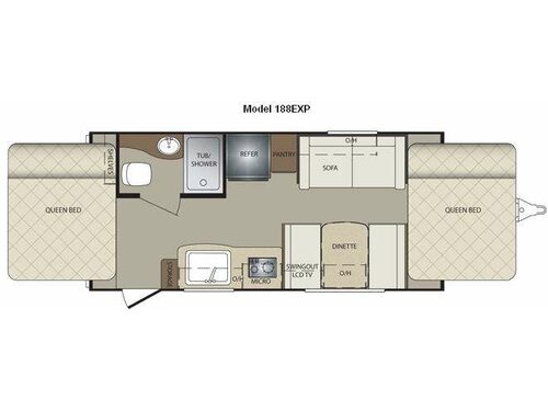 Bullet 188EXP Floorplan