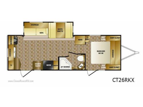 Cruiser CTX CT26RKX Floorplan