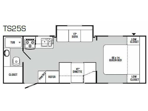 Trail Sport TS25S Floorplan