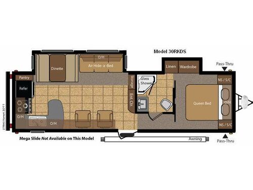 Hornet 30RKDS Floorplan
