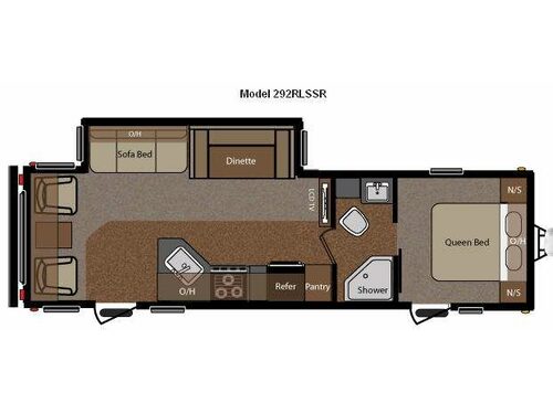Floorplan - 2011 Keystone RV Springdale 292RLSSR