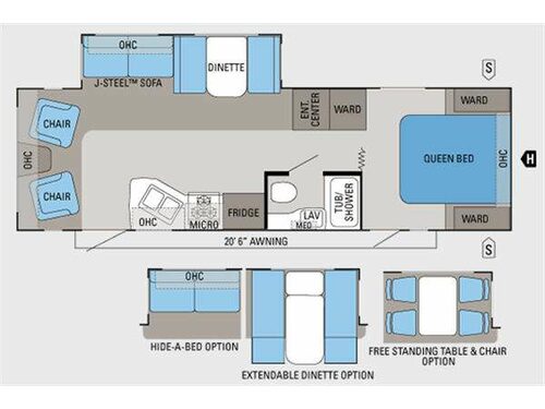 Floorplan - 2011 Jayco Eagle Super Lite 298RLS