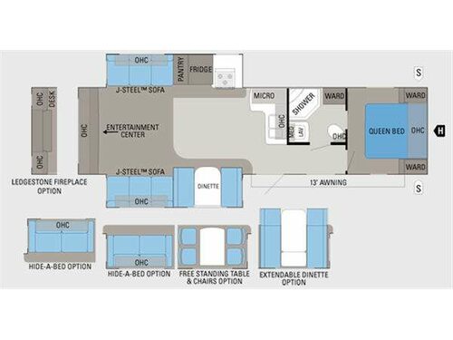 Floorplan - 2011 Jayco Jay Flight G2 33RLDS