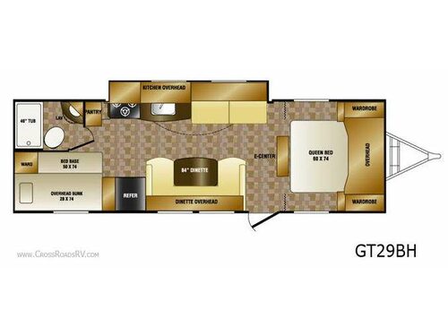 Slingshot GT29BH Floorplan