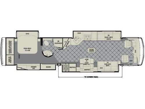 Floorplan - 2011 Newmar Dutch Star 4386
