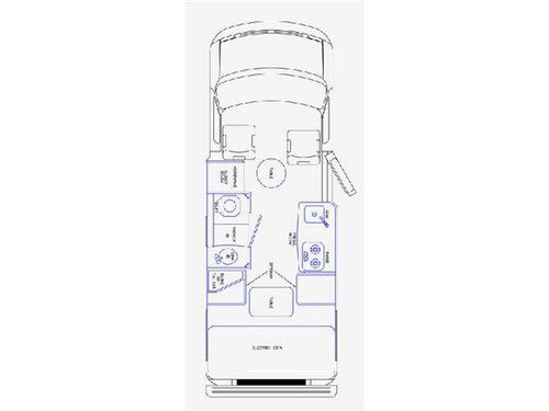 Floorplan - 2011 Pleasure-Way Ford Excel TS