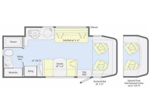 Floorplan - 2011 Itasca Navion 24K