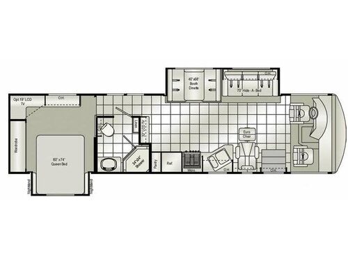 Floorplan - 2011 Damon Daybreak 36SD