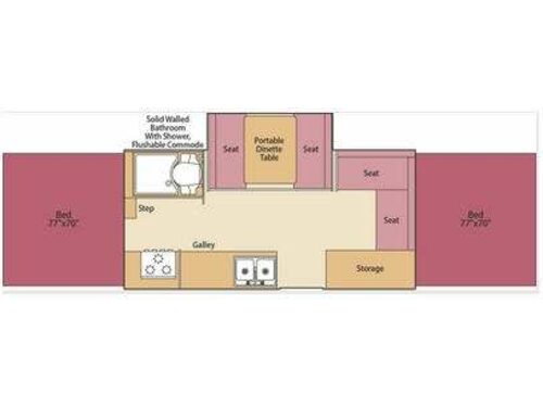 Floorplan - 2011 Coleman The Highlander Series Niagara