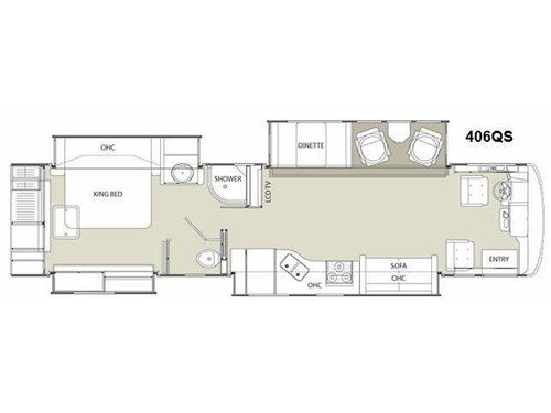 Floorplan - 2011 Coachmen RV Sportscoach Pathfinder 406QS