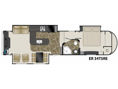ElkRidge 34TSRE Floorplan
