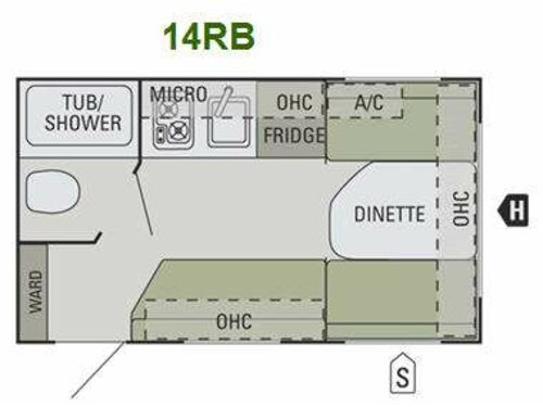 AR-ONE 14RB Floorplan